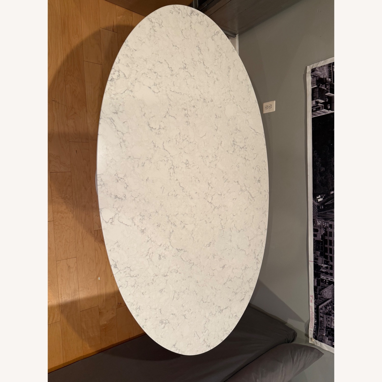 Room & Board Julian Oval Table White Dining Table - image-2