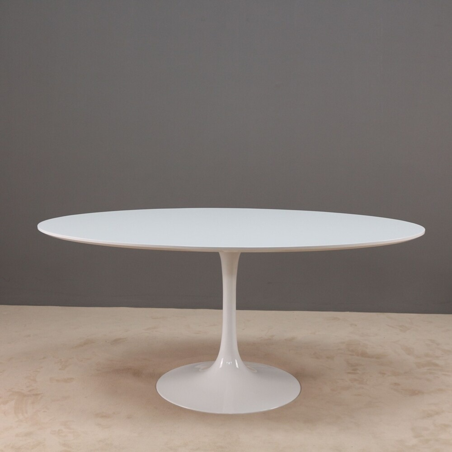 Room & Board Julian Oval Table White Dining Table - image-0