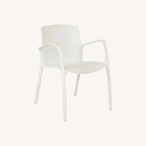Used Room & Board Tiffany White Dining Chairs for sale on AptDeco