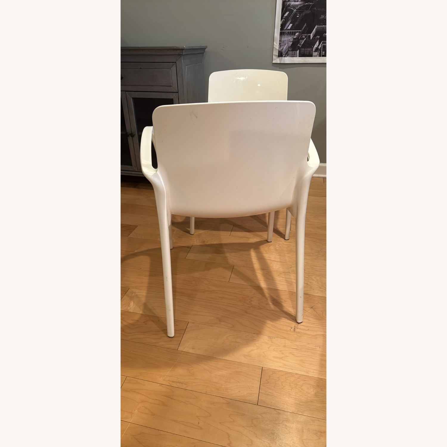 Room & Board Tiffany White Dining Chairs - image-1