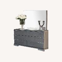 Light Gray Wood Dresser