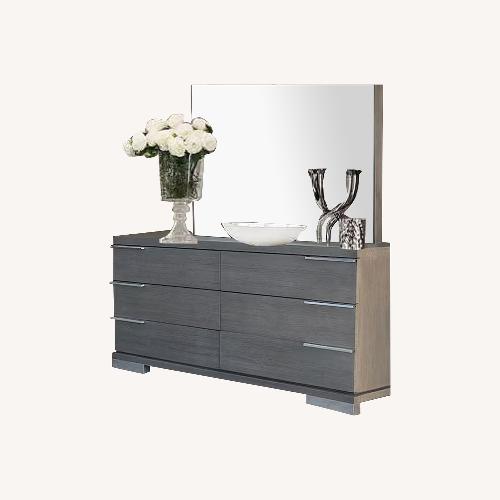 Used Light Gray Wood Dresser for sale on AptDeco