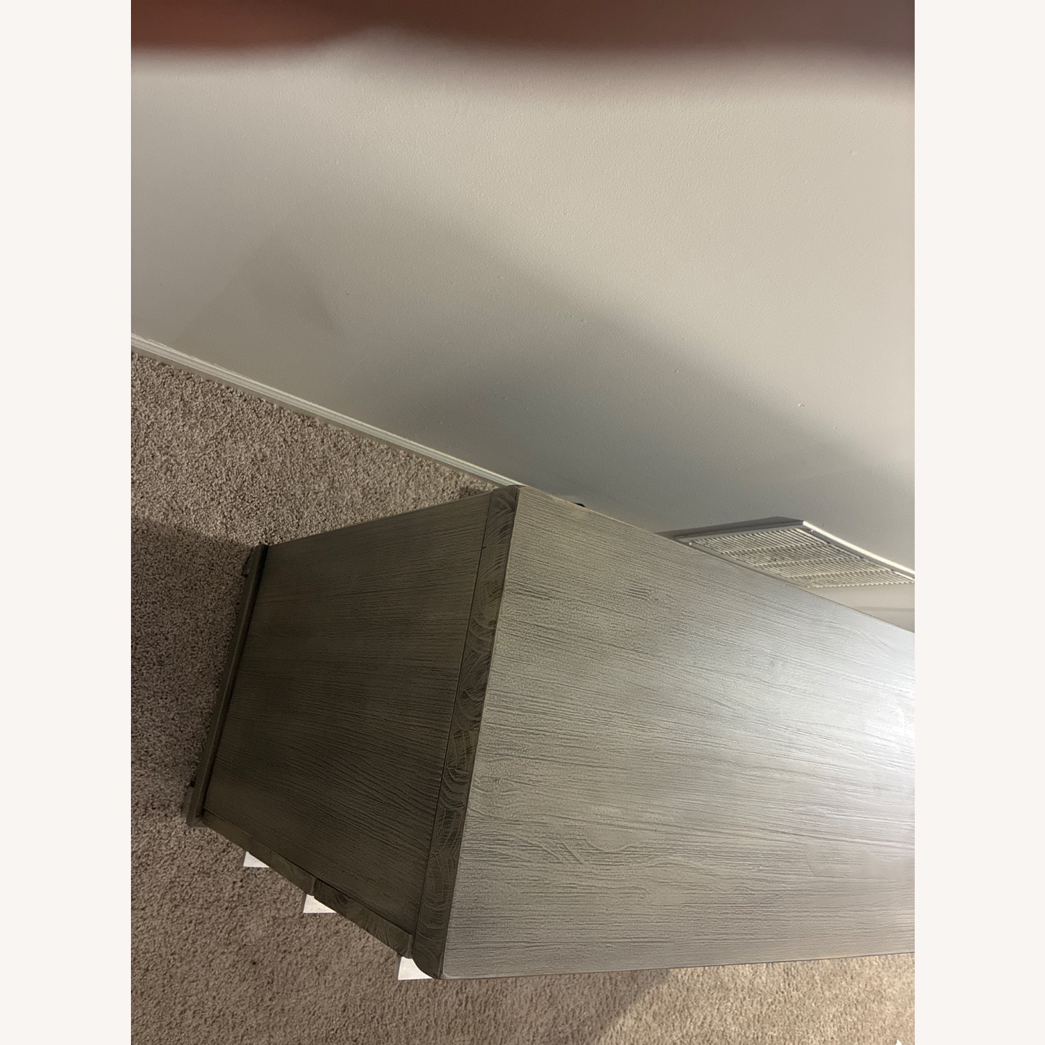 Light Gray Wood Dresser - image-2