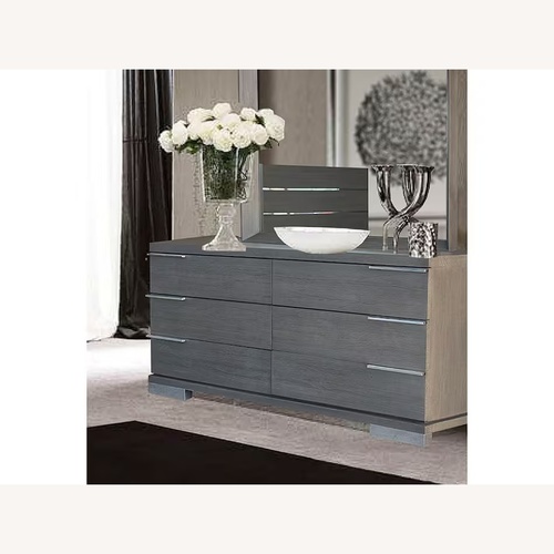 Used Light Gray Wood Dresser for sale on AptDeco