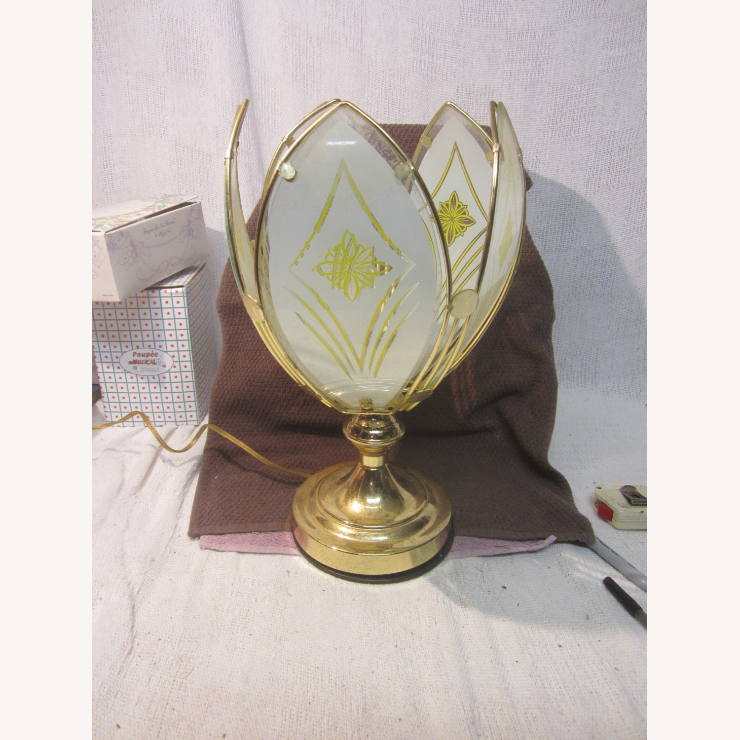 Vintage/Antique Finds Brass Table Lamp - image-1