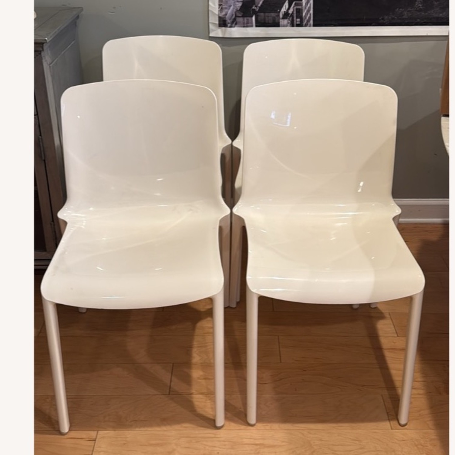 Tiffany Side Chair White Dining Chairs - image-1