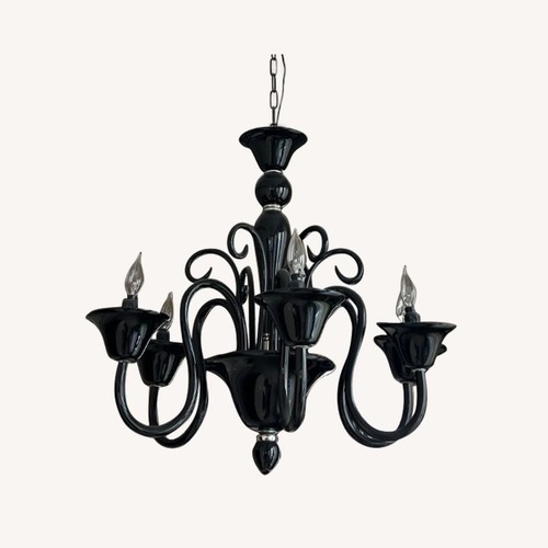 Used Vintage/Antique Black Ceiling Lamp for sale on AptDeco