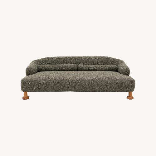 Used  Green Boucle 2 Seater Sofa for sale on AptDeco