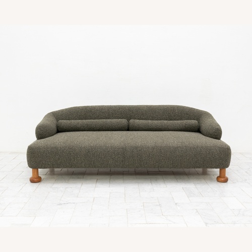 Used  Green Boucle 2 Seater Sofa for sale on AptDeco