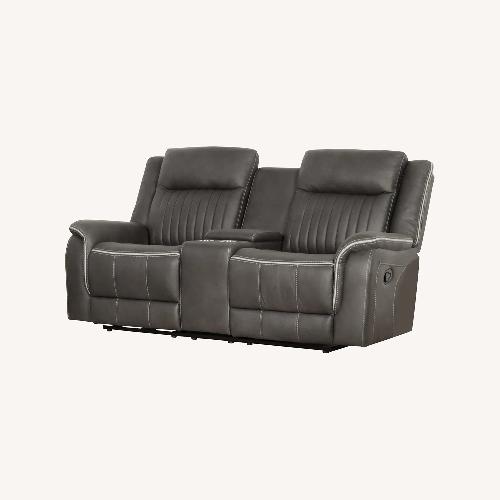 Used Sabrenna Dark Gray Microsuede 2 Seater Sofa for sale on AptDeco