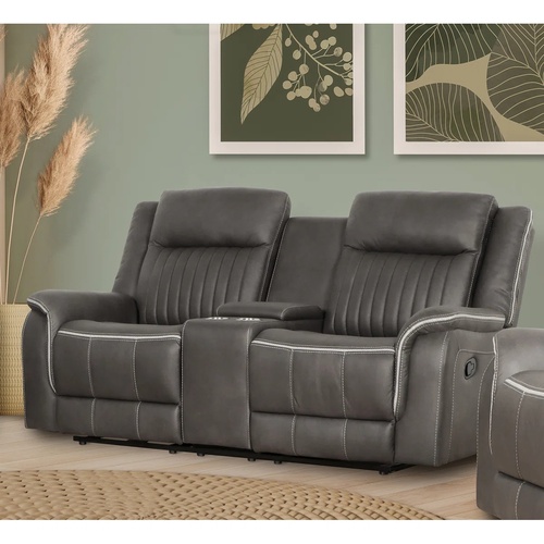 Used Sabrenna Dark Gray Microsuede 2 Seater Sofa for sale on AptDeco