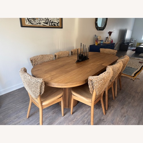 Used Solid Wood Mexican Custom Made Dining Set  for sale on AptDeco