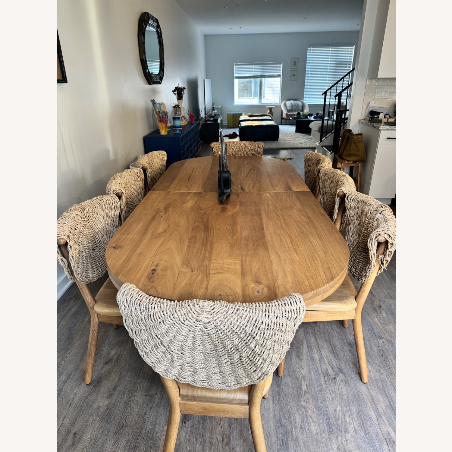 Solid Wood Mexican Custom Made Dining Set  - image-2