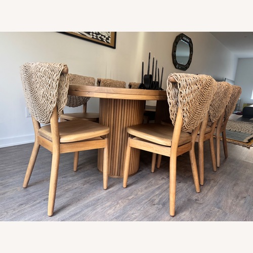 Used Solid Wood Mexican Custom Made Dining Set  for sale on AptDeco