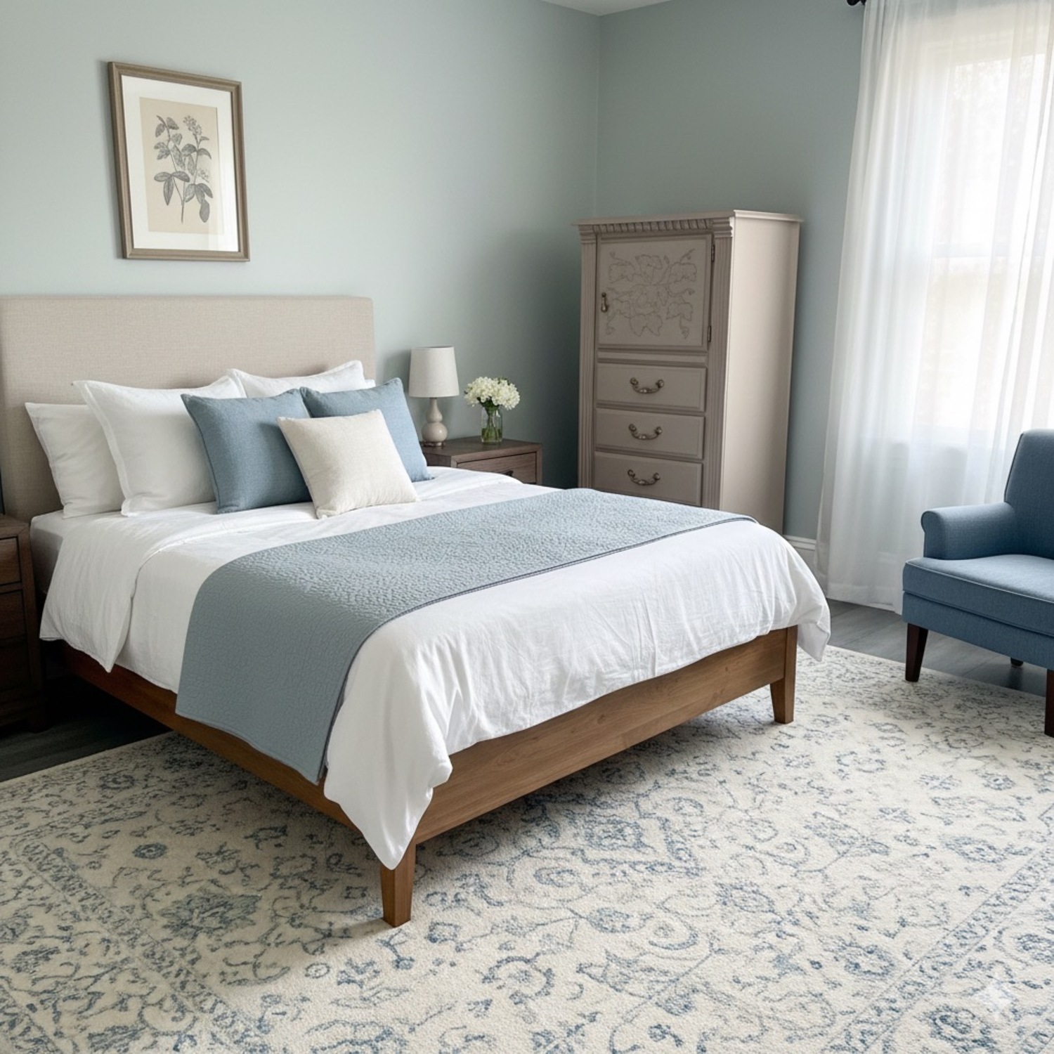 American Drew Natural Wood Dresser - image-9