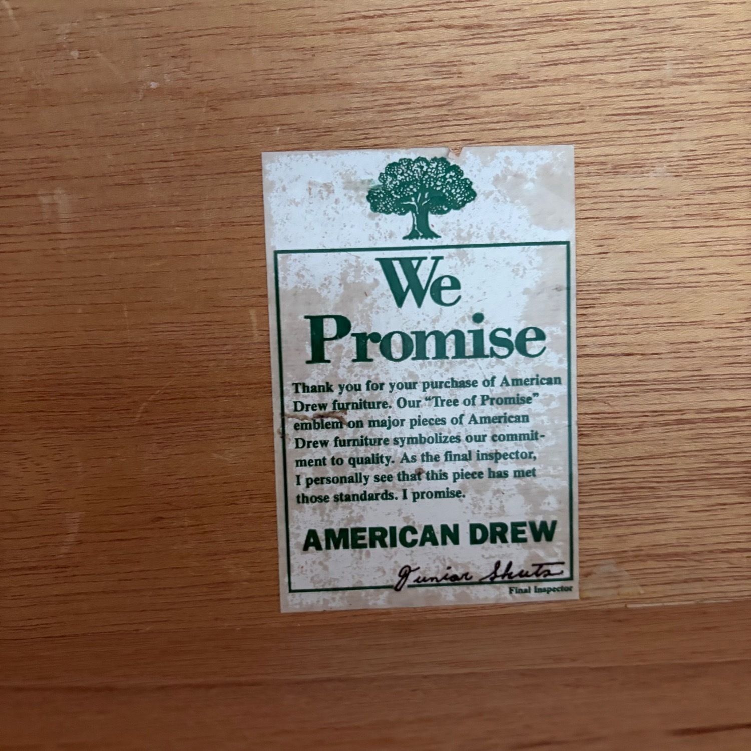 American Drew Natural Wood Dresser - image-1