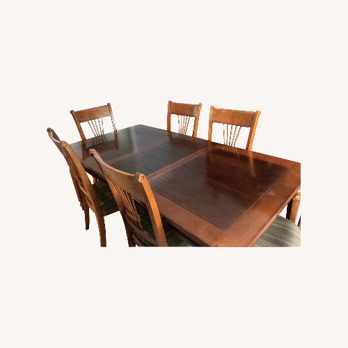 Used Light Brown Wood Dining Sets for sale on AptDeco