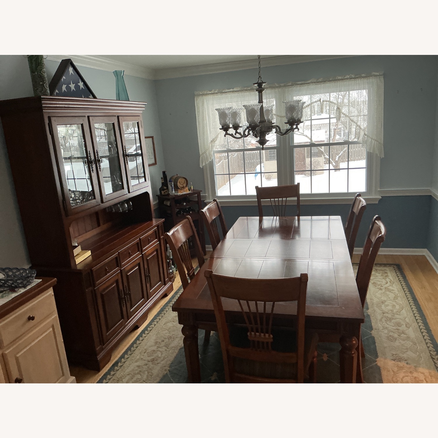 Light Brown Wood Dining Sets - image-4