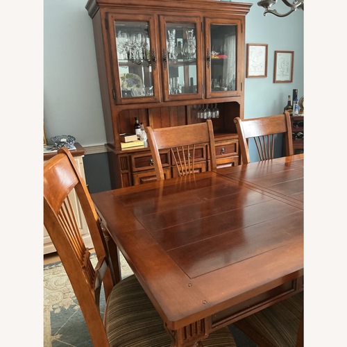 Used Light Brown Wood Dining Sets for sale on AptDeco