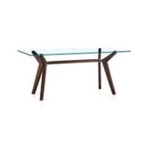 Used Crate & Barrel Dark Brown Dining Table for sale on AptDeco