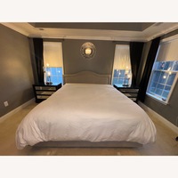 Wayfair Light Gray King Bed