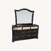Value City Furniture Black Wood Dresser