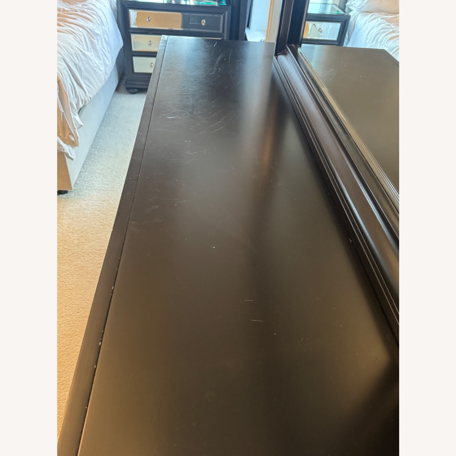 Value City Furniture Black Wood Dresser - image-2