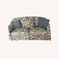 Blue 2 Seater Sofa