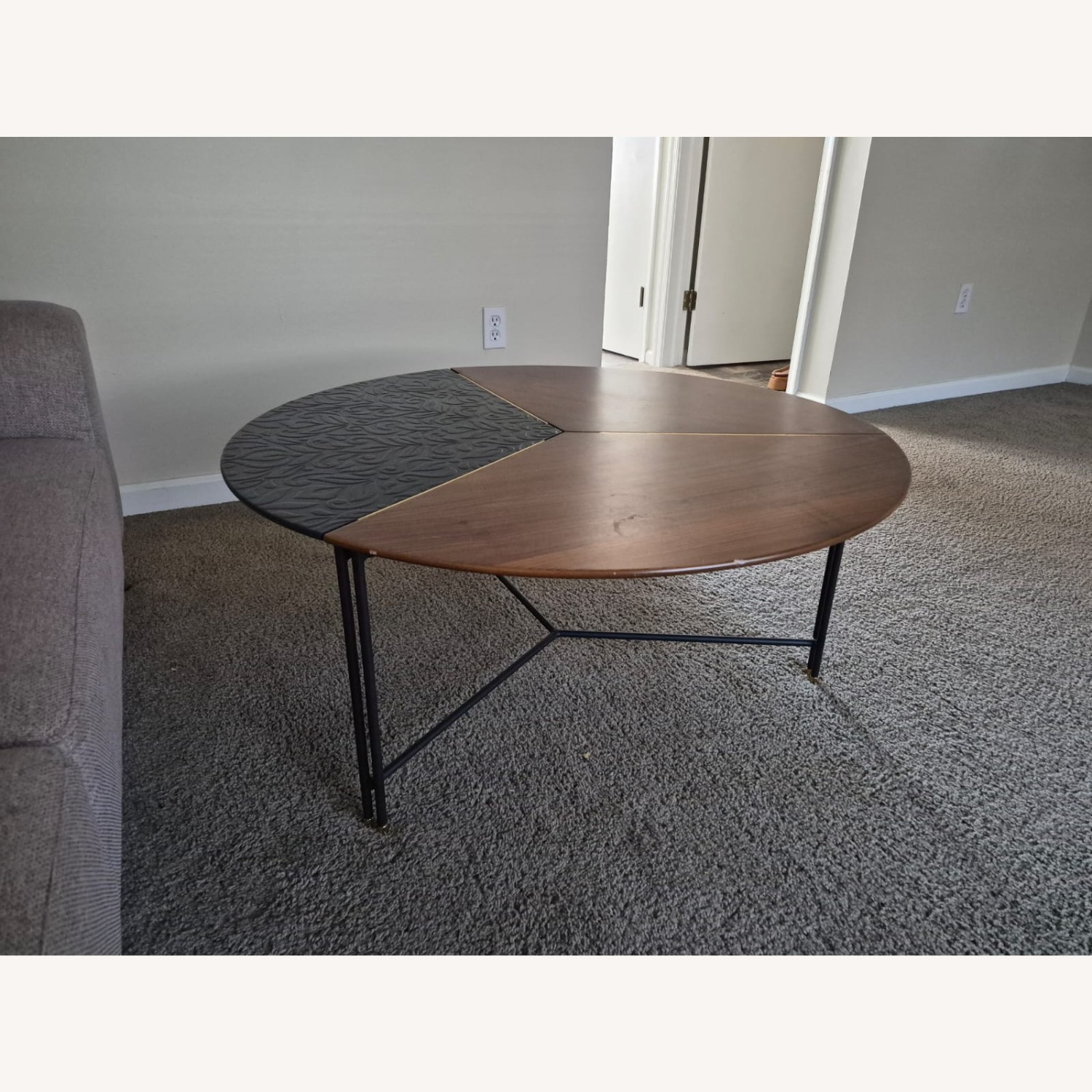 Dark Brown Coffee Table - image-4