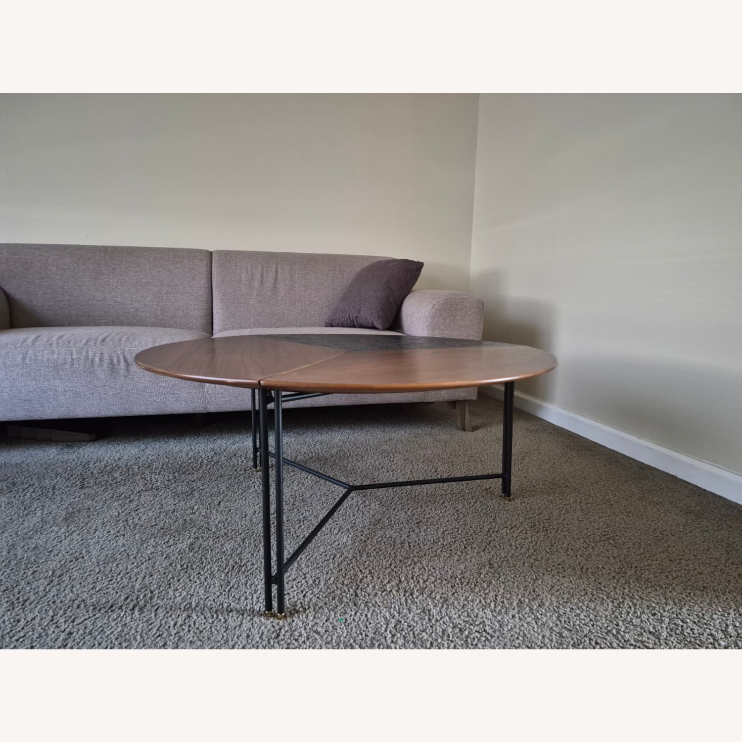 Dark Brown Coffee Table - image-2