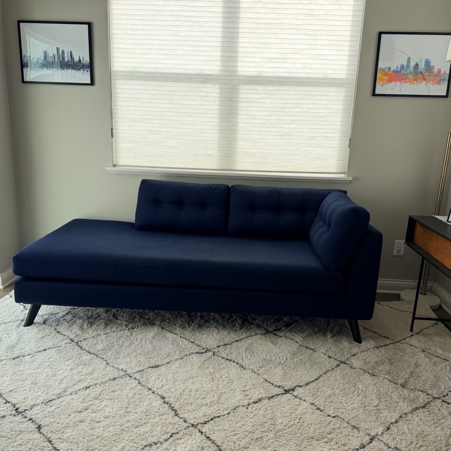 Joybird Hopson Bumper Chaise Chaise Lounge - image-1