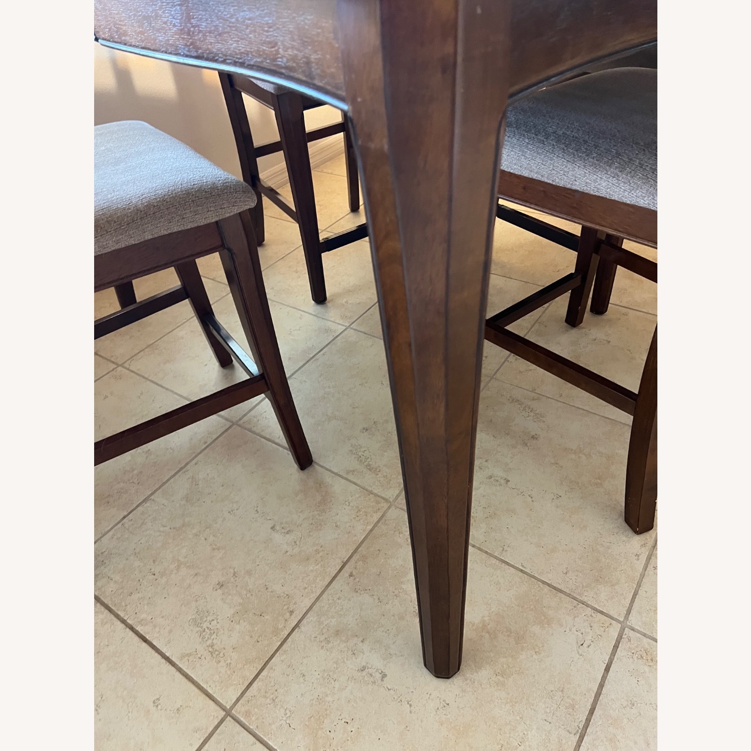 Rooms To Go Dark Brown Wood Dining Sets - image-2