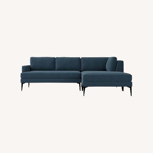 Used West Elm Andes L-Shape Sectional 94’ for sale on AptDeco