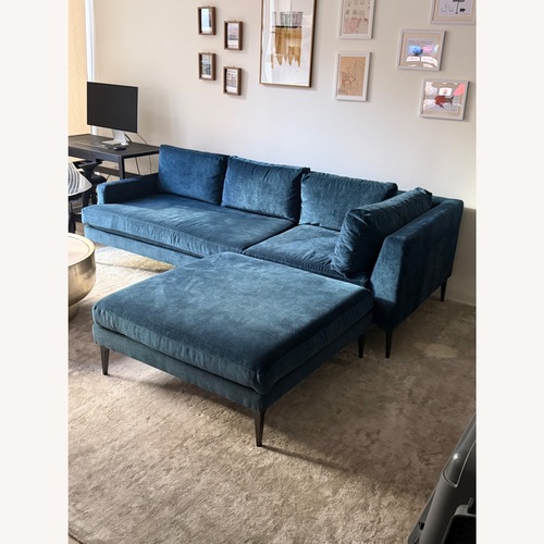 Used West Elm Andes L-Shape Sectional 94’ for sale on AptDeco