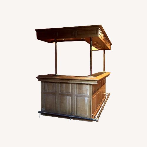Used Custom Oversized Wood Bar for sale on AptDeco