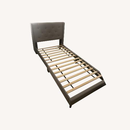 Used Grey Twin XL Bed for sale on AptDeco