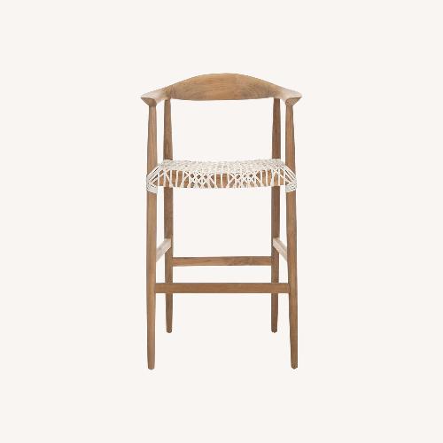 Used Safavieh Bandelier Barstools Set of 2 for sale on AptDeco