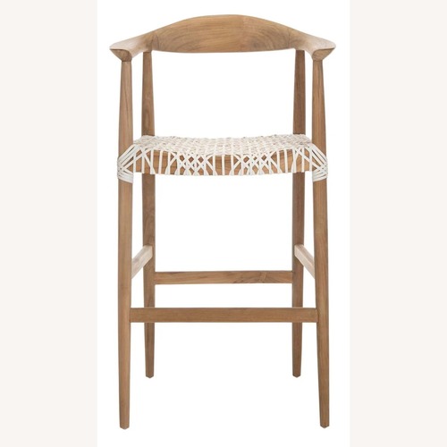 Used Safavieh Bandelier Barstools Set of 2 for sale on AptDeco
