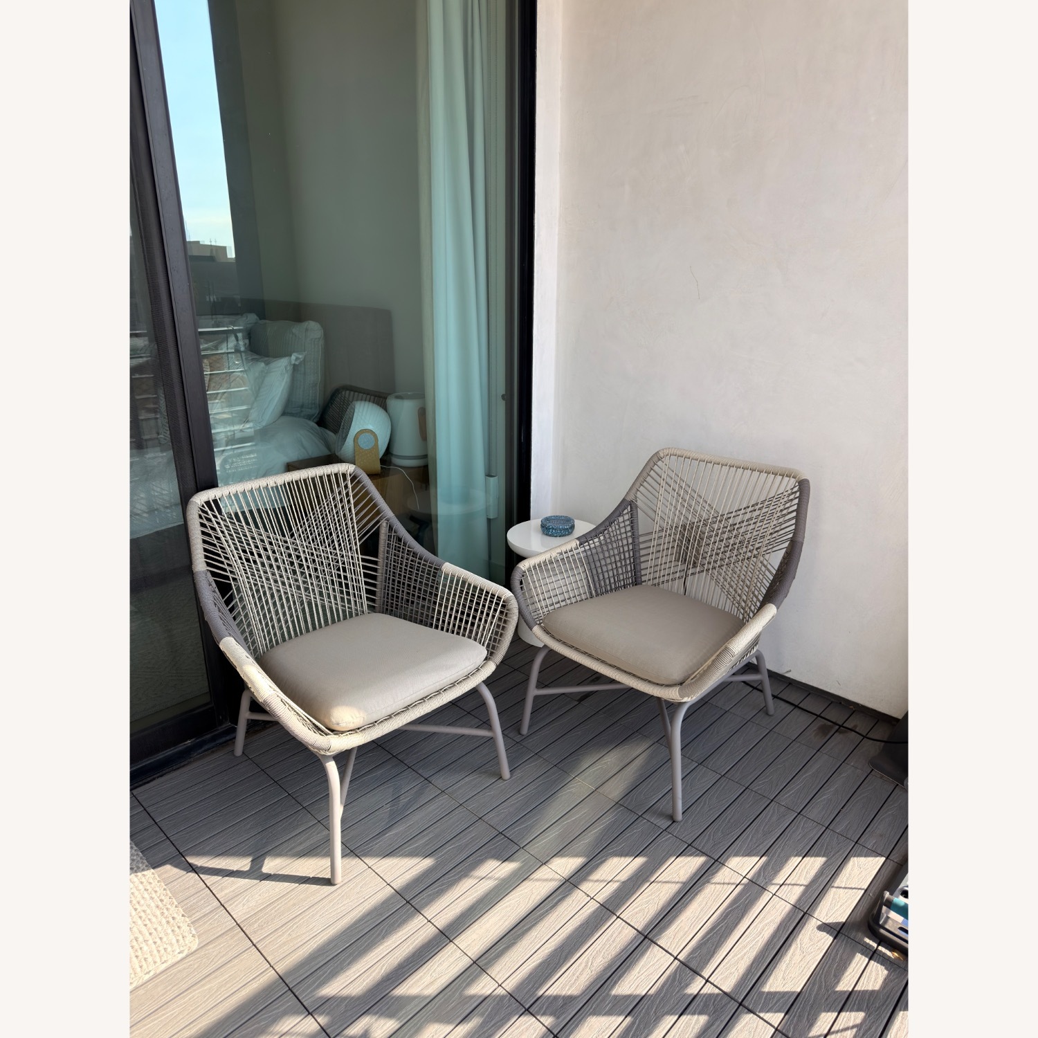 West Elm Huron Lounge Chairs Small Set of 2 - image-2