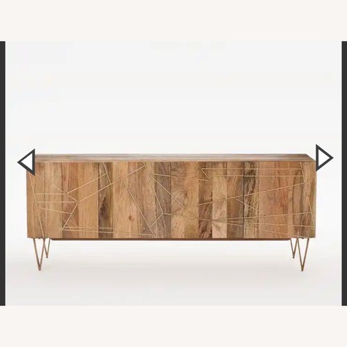 Used West Elm Roar + Rabbit Geo Inlay Media Console for sale on AptDeco
