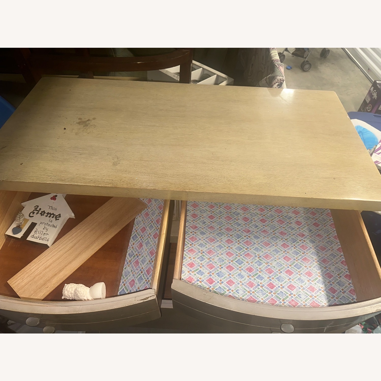 Vintage Ashley Furniture Natural Dresser - image-3