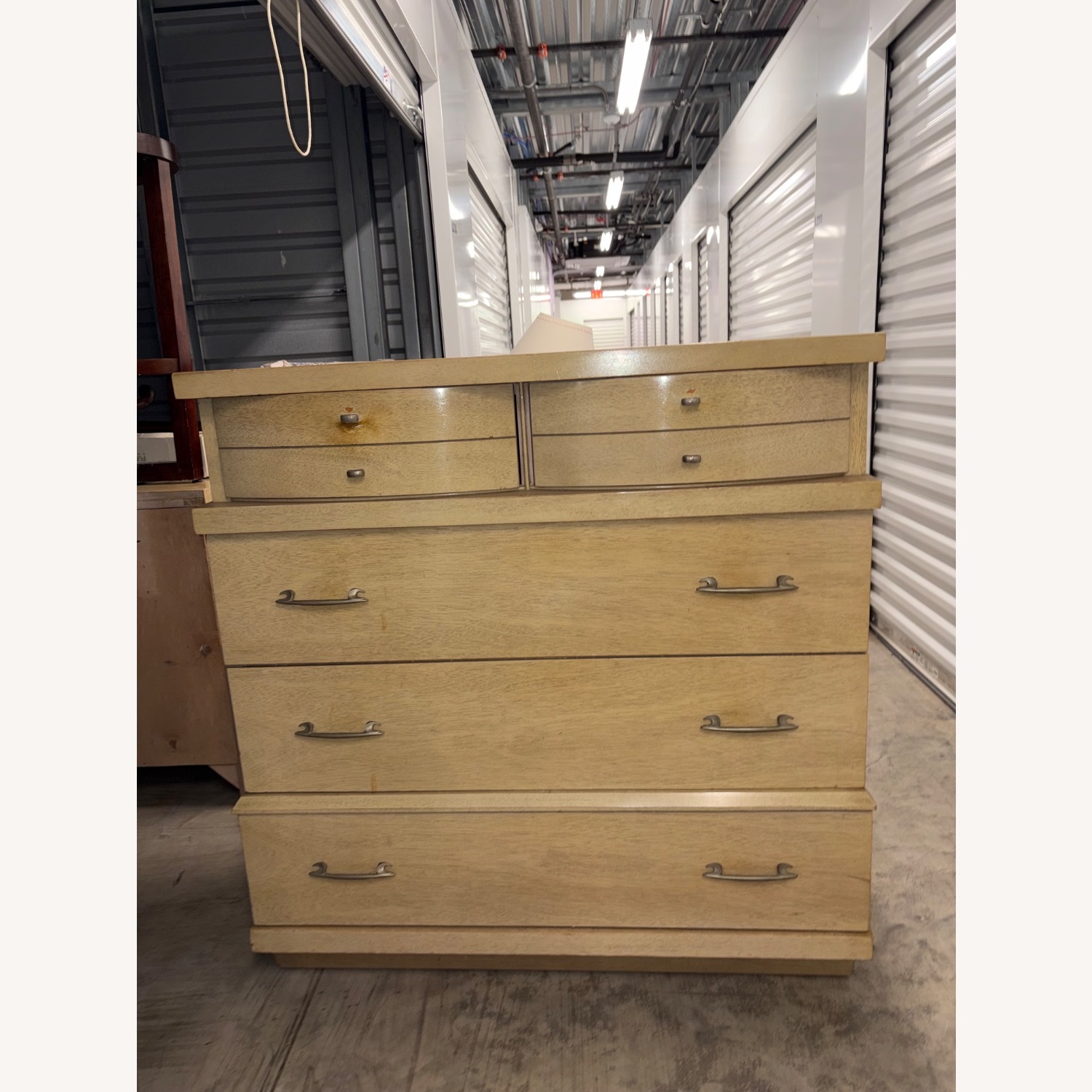 Vintage Ashley Furniture Natural Dresser - image-8