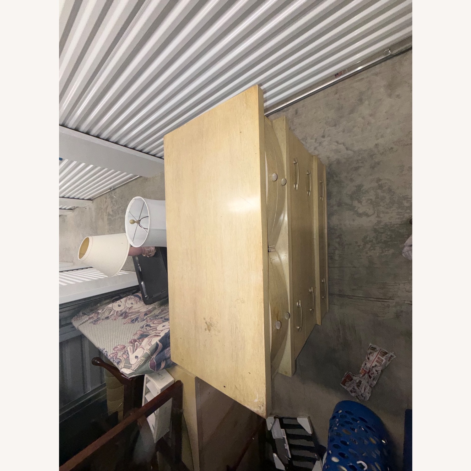 Vintage Ashley Furniture Natural Dresser - image-9