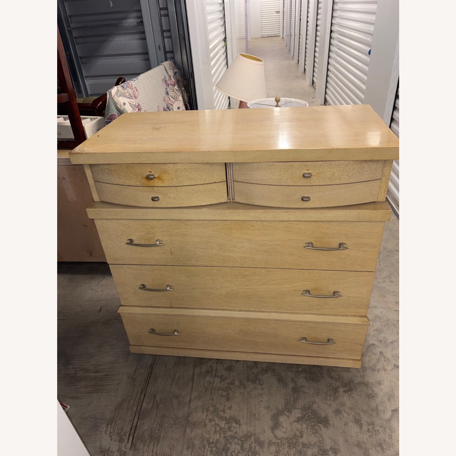Vintage Ashley Furniture Natural Dresser - image-7