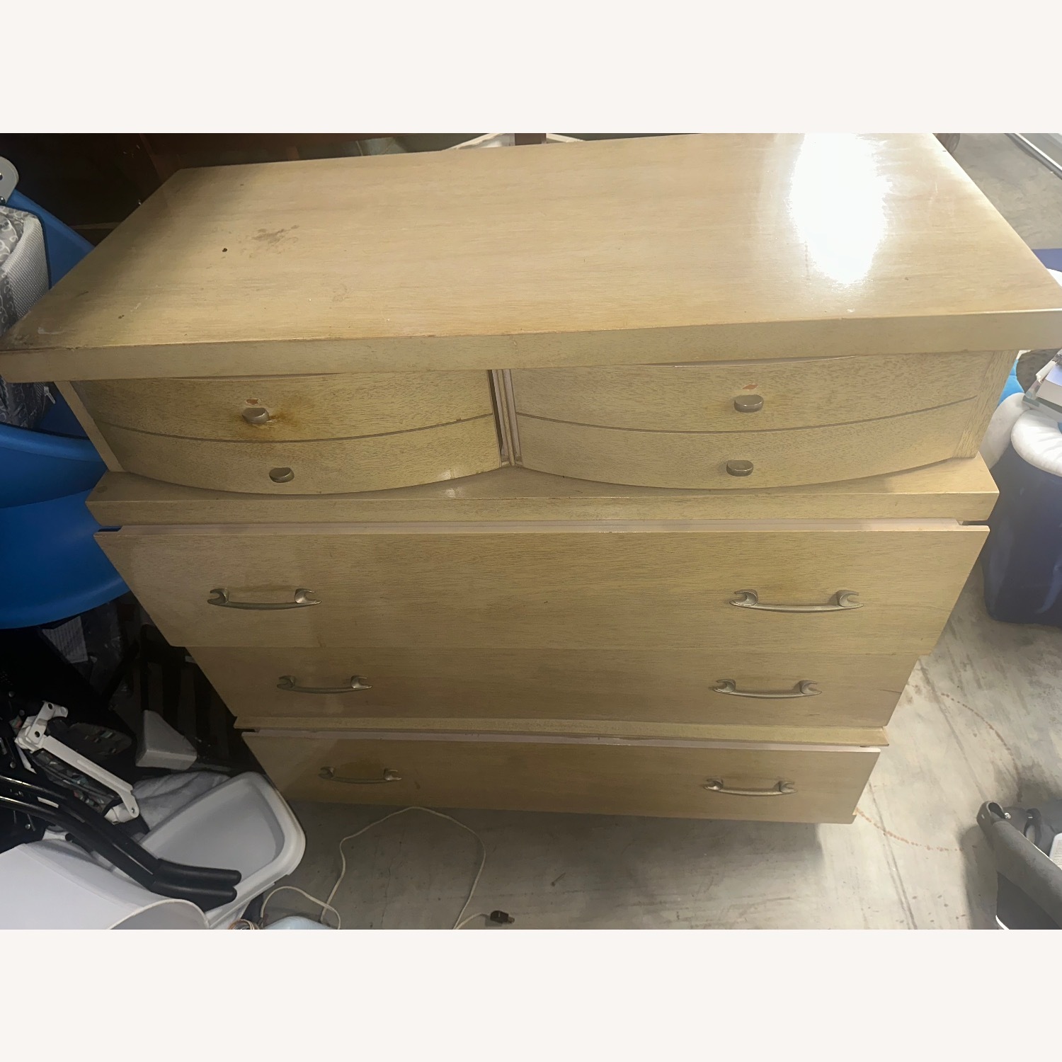 Vintage Ashley Furniture Natural Dresser - image-0