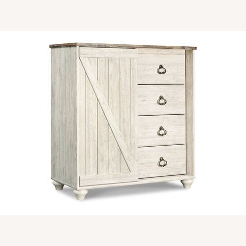 Used Ashley Furniture Willowton Dressing Chest for sale on AptDeco