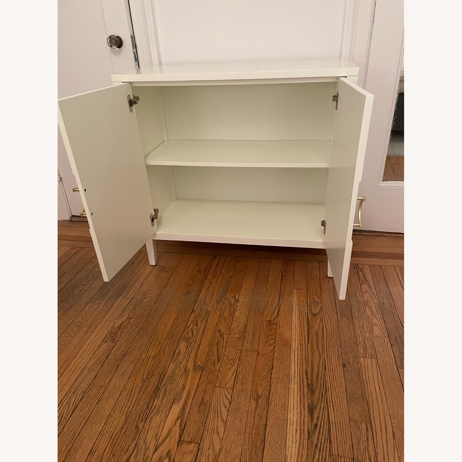 Ballard Designs Mia Cabinet White Wood Sideboard - image-2