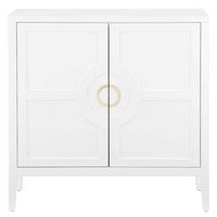 Ballard Designs Mia Cabinet White Wood Sideboard