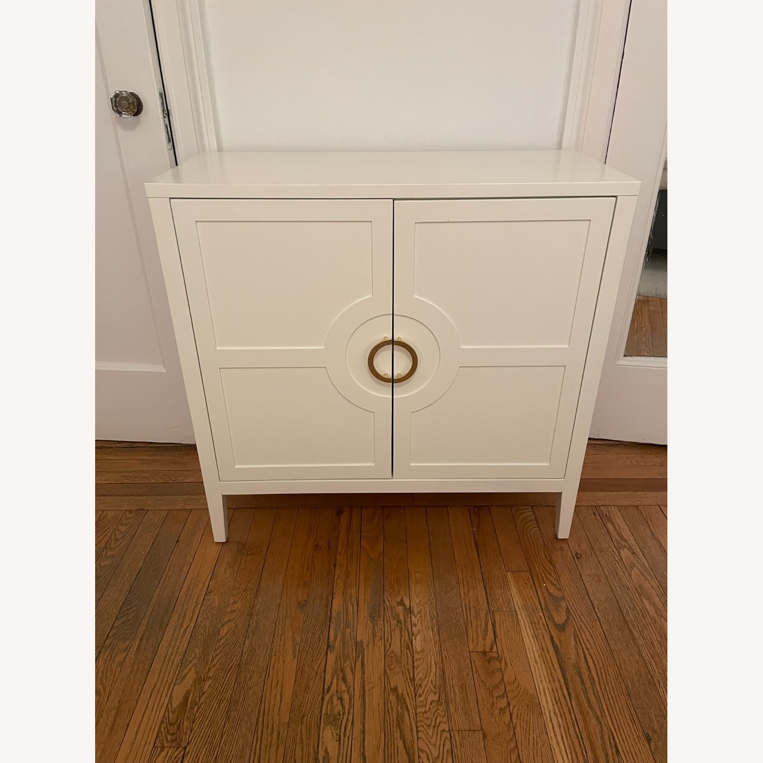 Ballard Designs Mia Cabinet White Wood Sideboard - image-3