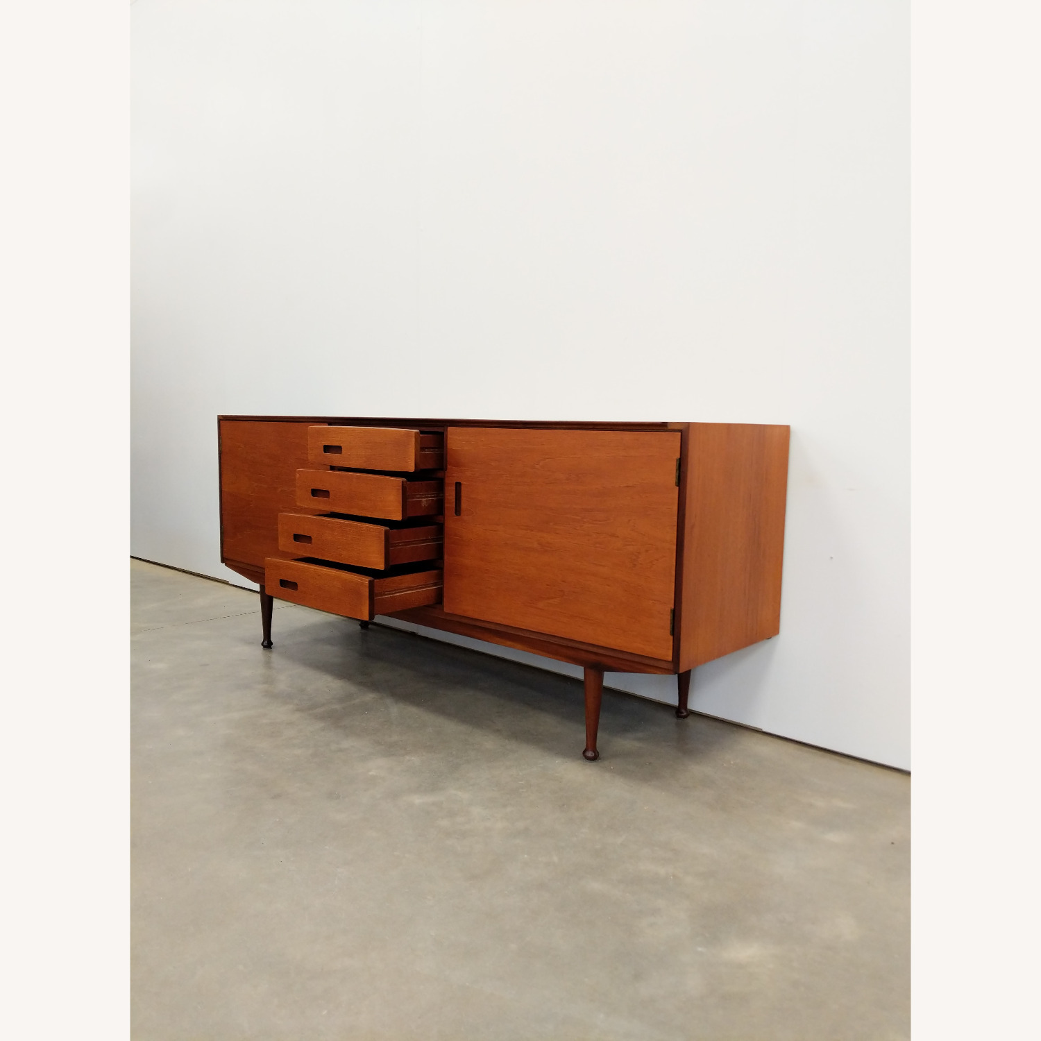 Vintage Mid Century Modern Teak Meredew Credenza - image-2